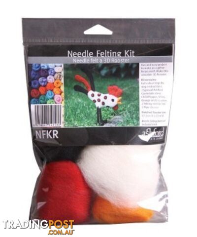 Needle Felting Kit - Rooster - Ashford - MPN: NFKR