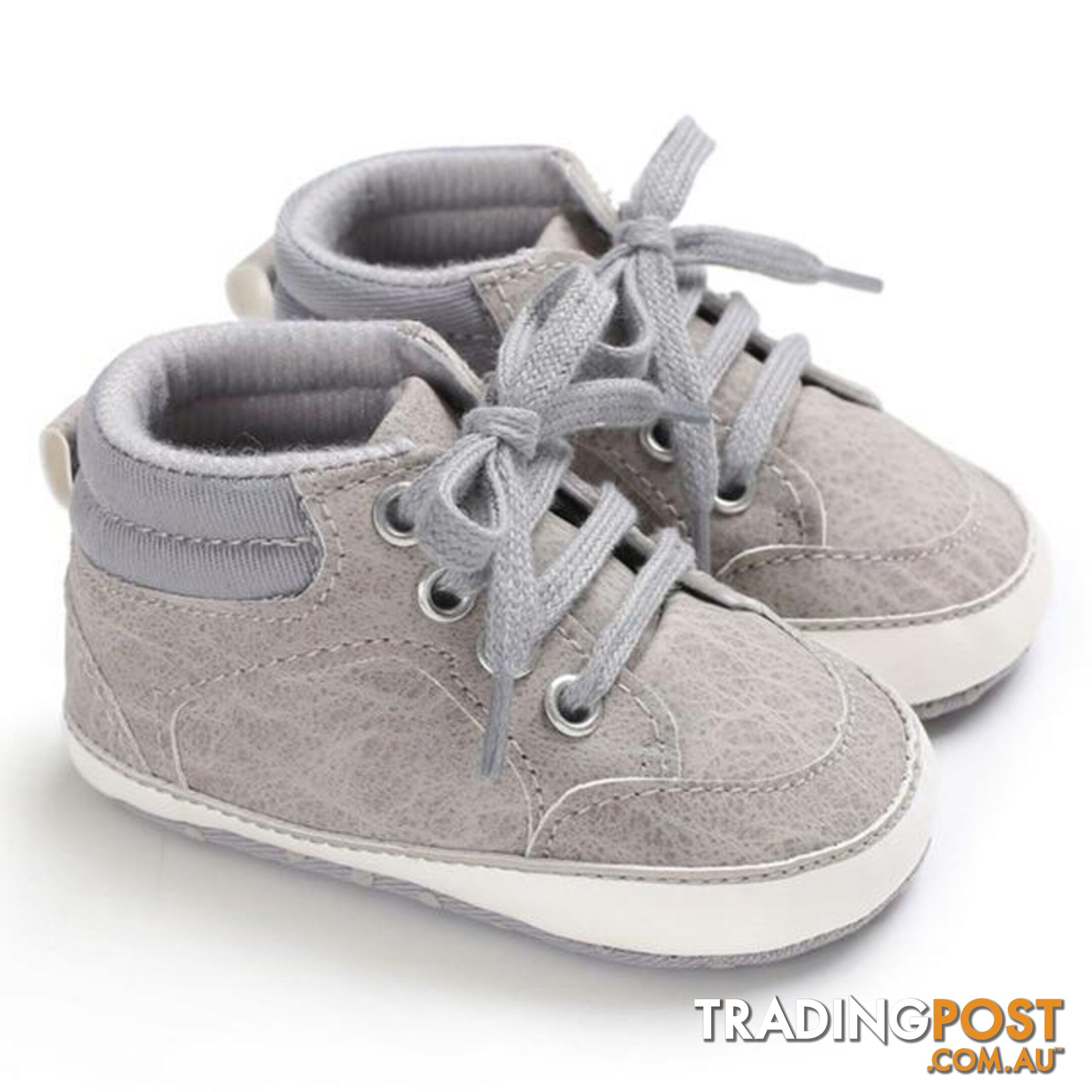 Bubs Grey Lace-up Kicks