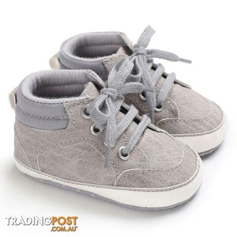 Bubs Grey Lace-up Kicks