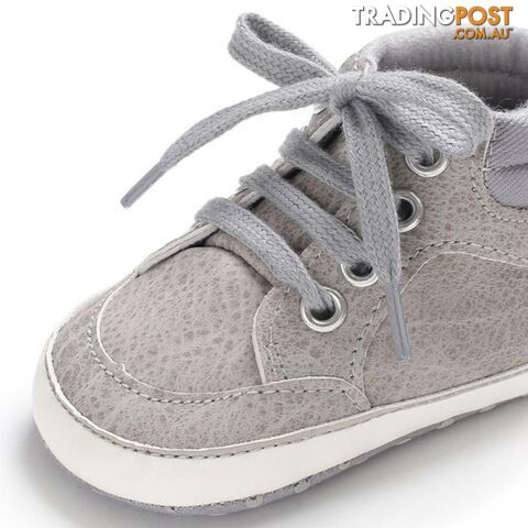 Bubs Grey Lace-up Kicks