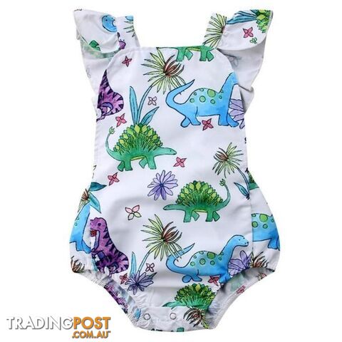 Colourful Dino Romper