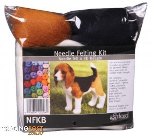 Needle Felting Kit - Beagle - Ashford - MPN: NFKB