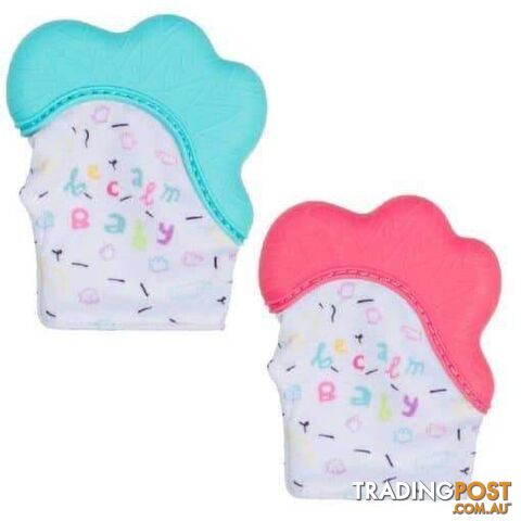 BECALM TEETHING MITT X 2 – CHOOSE COLOURS