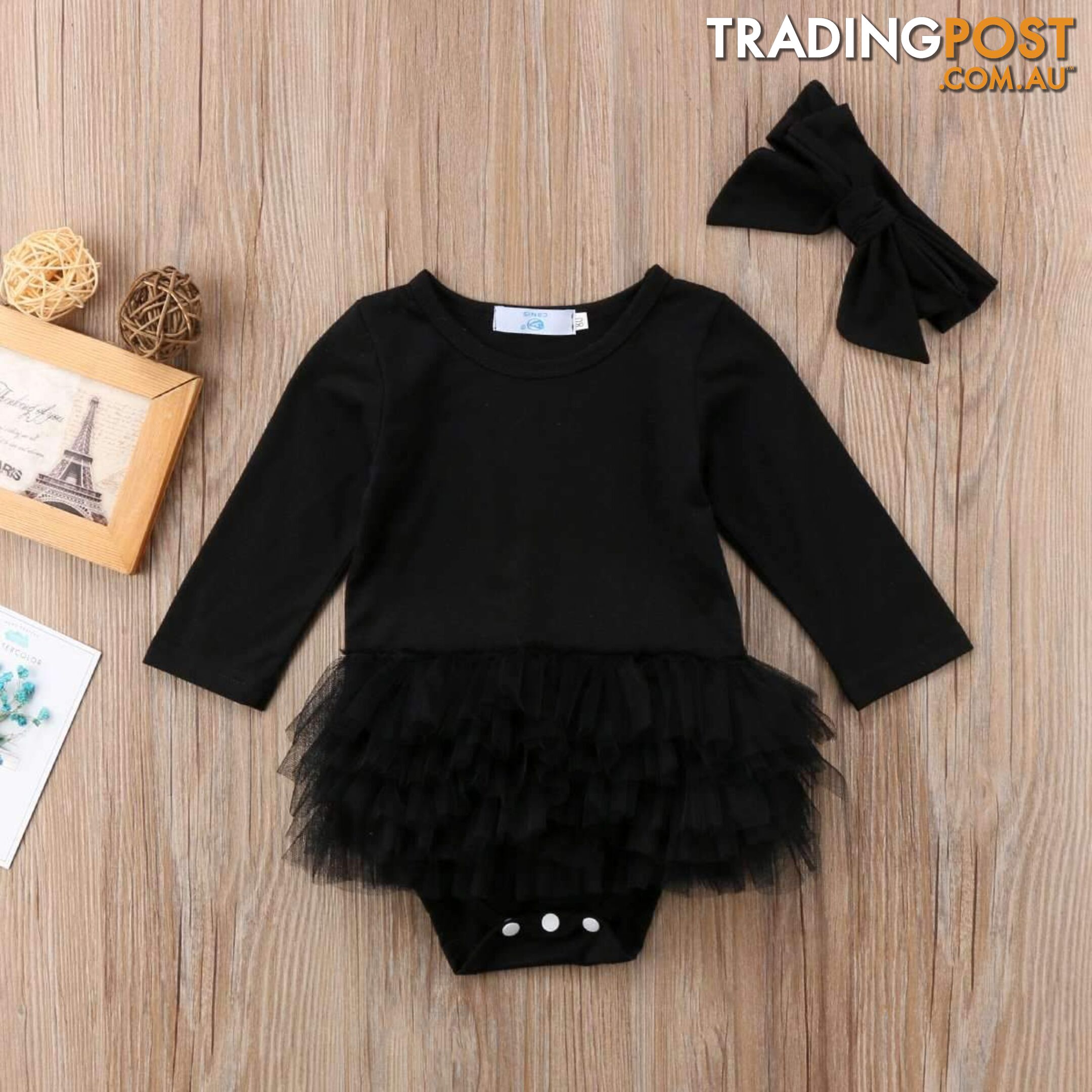 Black Tutu Romper