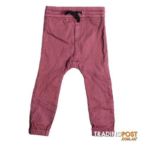 Anarkid Denim Joggers Maroon