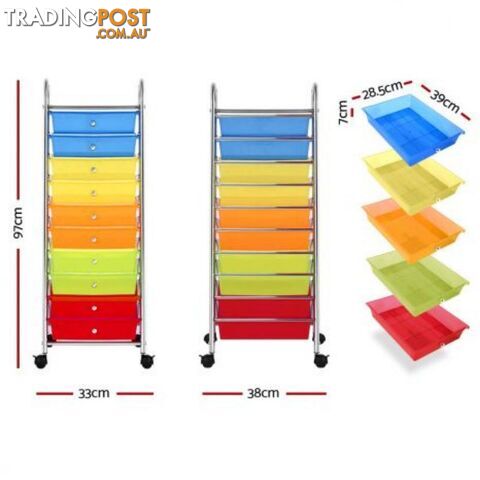 10 Drawer Storage Organiser