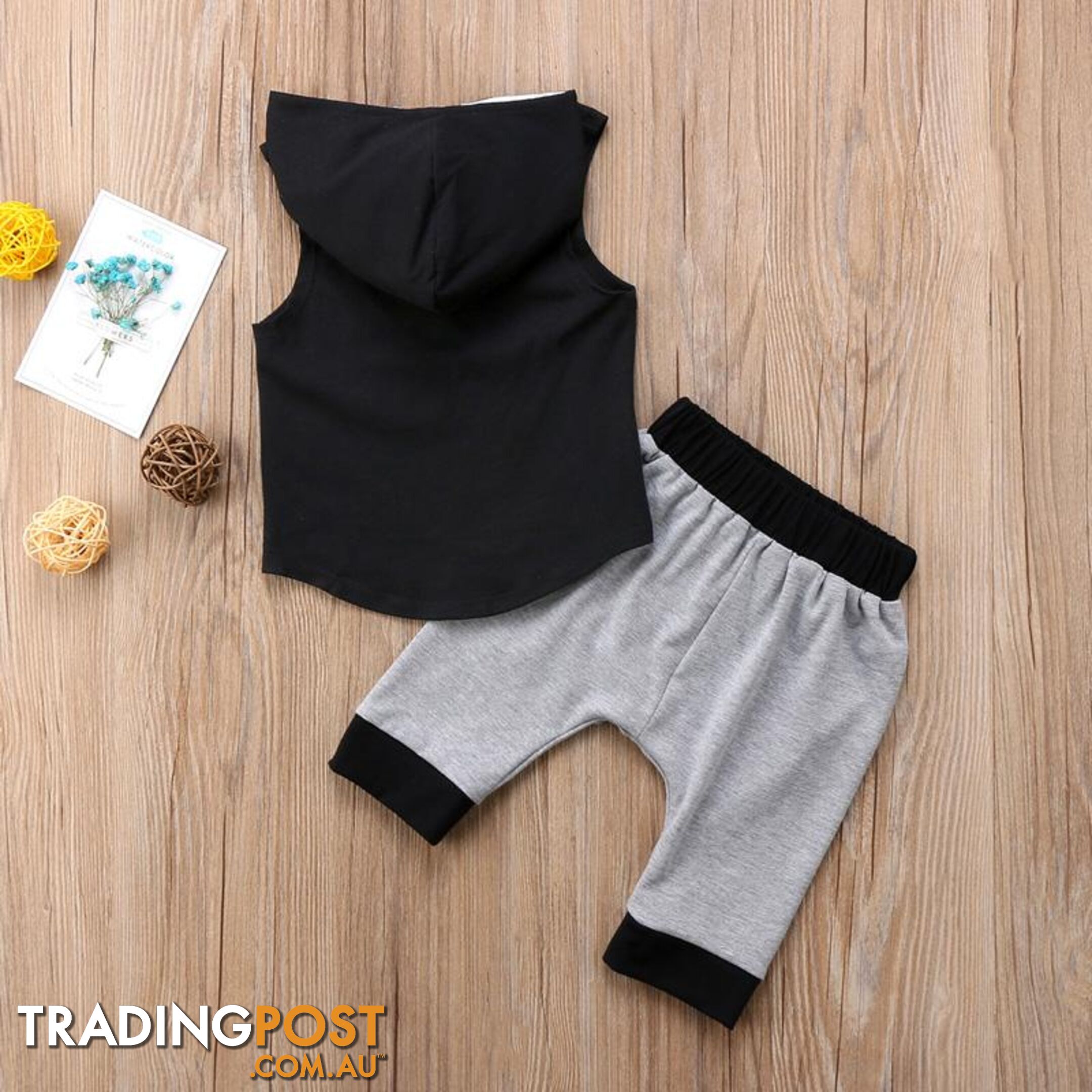 Black Vest Set