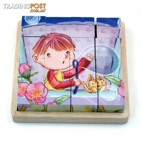 BOY CUBE PUZZLE 16PCS