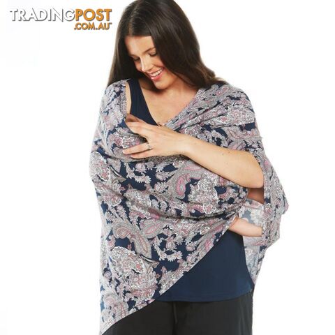 5 Ways Feeding Poncho Cover - Paisley Print