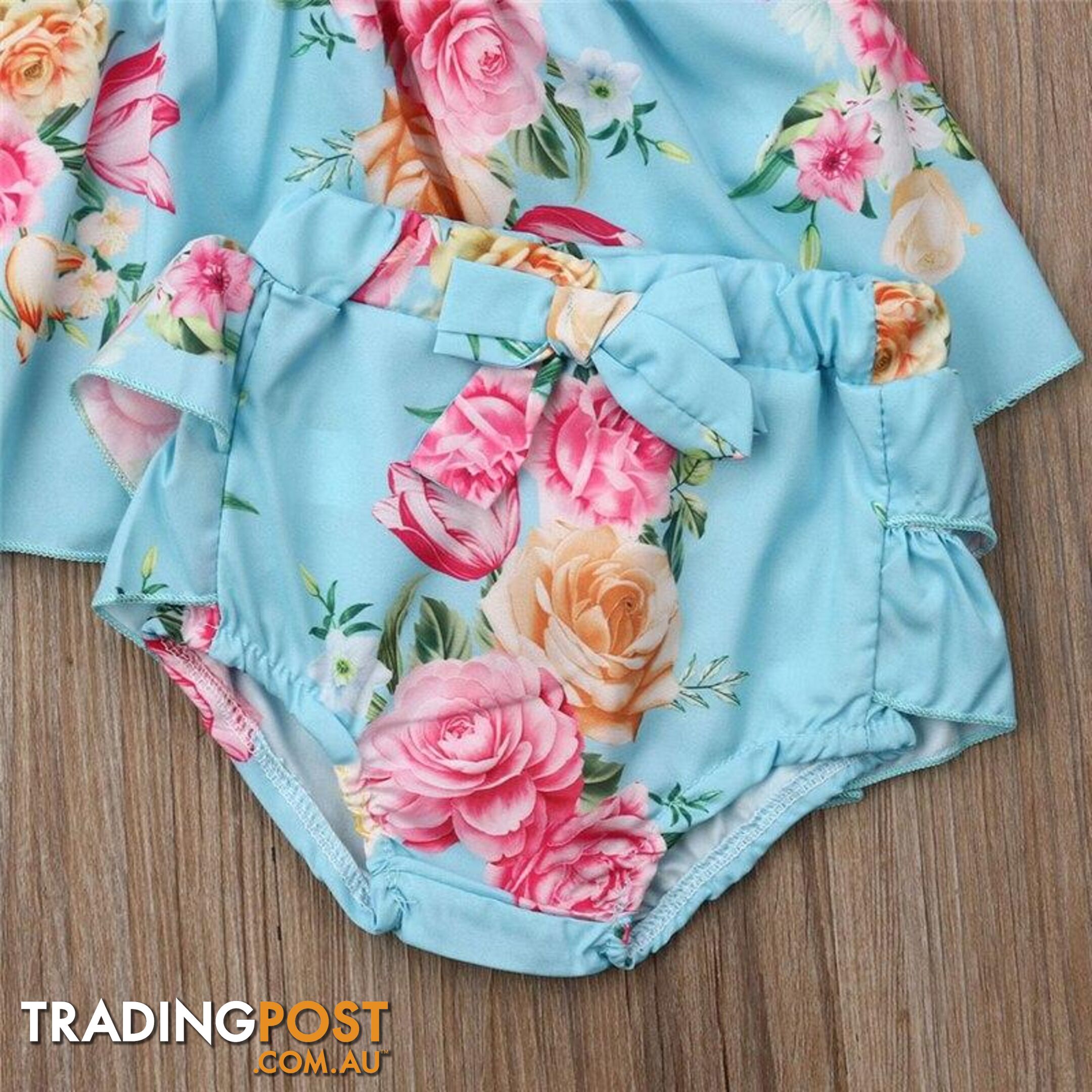 Blue Floral Set