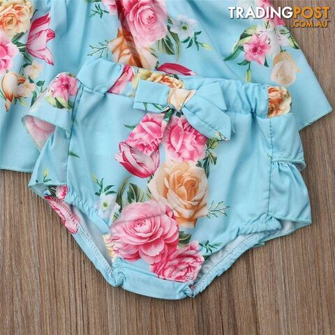 Blue Floral Set