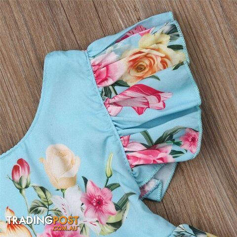 Blue Floral Set