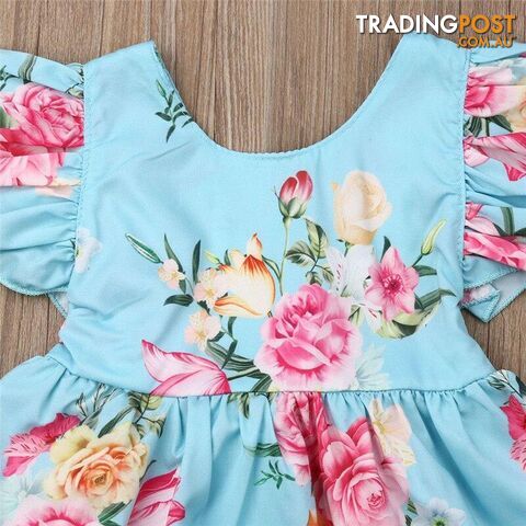 Blue Floral Set