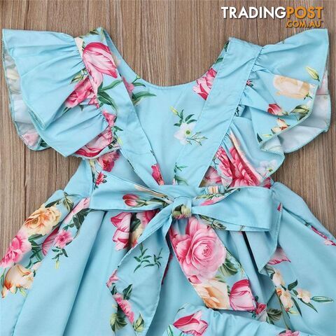 Blue Floral Set