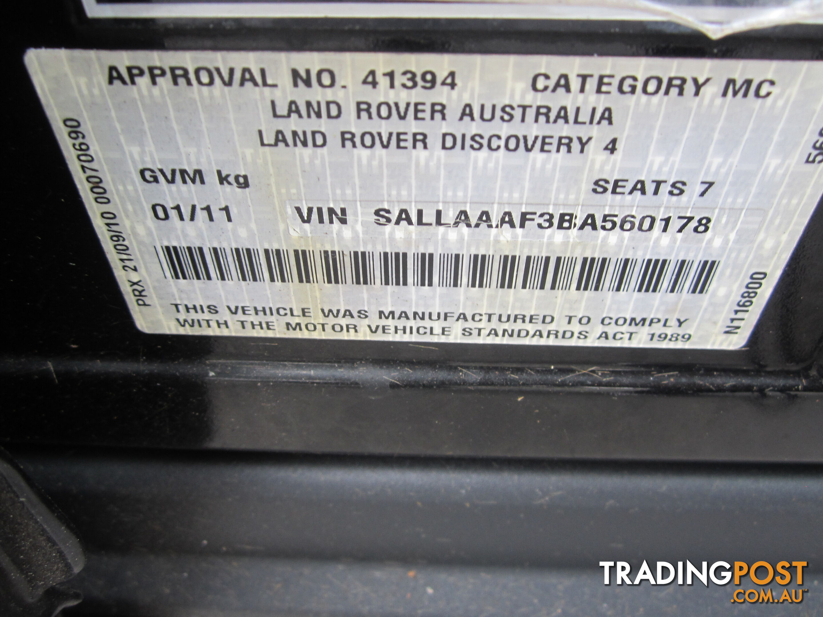 2011 Land Rover Discovery 4 Wagon Automatic