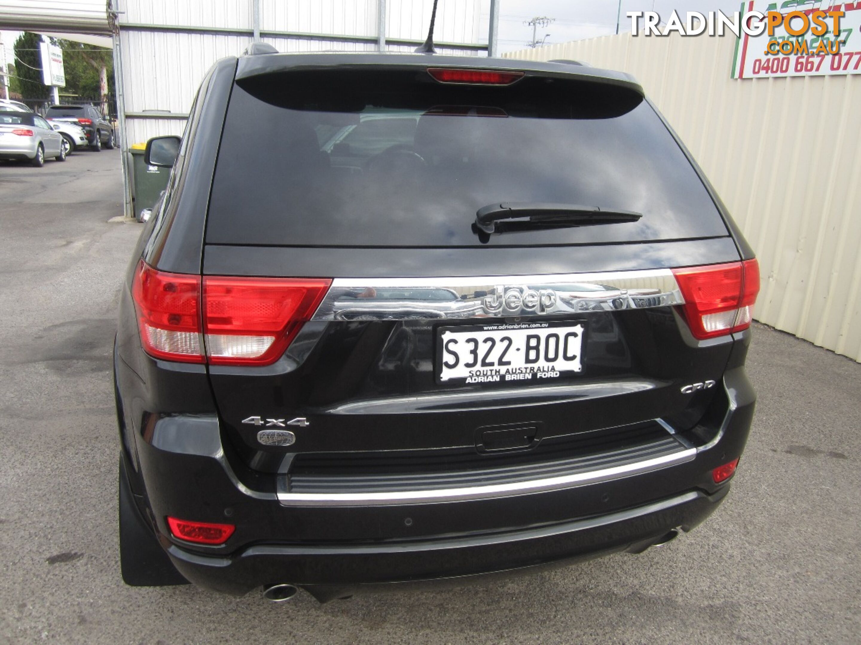 2012 JEEP GRAND CHEROKEE OVERLAND (4x4) WK MY12 4D WAGON