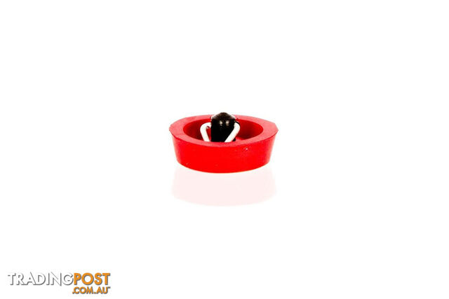 SINK PLUG RED RUBBER T/S 25MM OUTLET