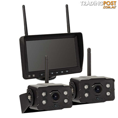 SPHERE WIRELESS DUAL REVERSE CAMERA AND MONITOR KIT