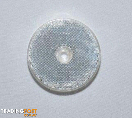 REFLECTOR CLEAR ROUND 60MM SCREW ON