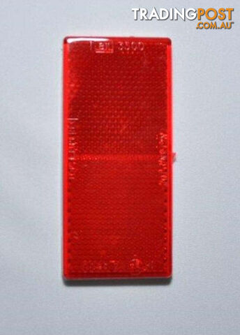 REFLECTOR RED 100 X 45MM STICK ON