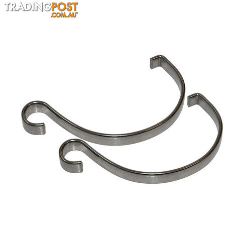 AWNING ROPE CLIPS - STAINLESS STEEL