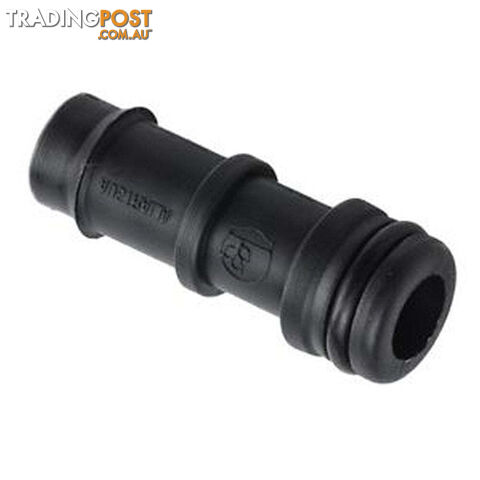 13MM BLACK POLY SNAP LOCK TO BARB