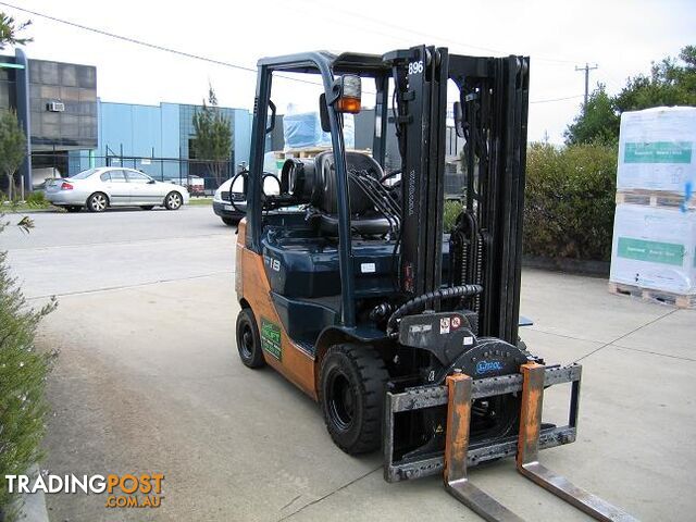 ** RENT NOW **  Forklift LPG TOYOTA 1.8t with Container mast and 360 Rotator