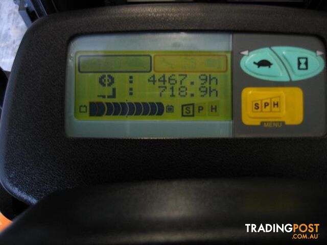 ** RENT NOW ** Toyota 7FBE15 Battery/Electric Forklift with Container Mast - photo 2 of 4