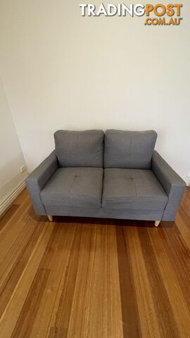Amart Sofa - 2 Seater - Grey Fabric