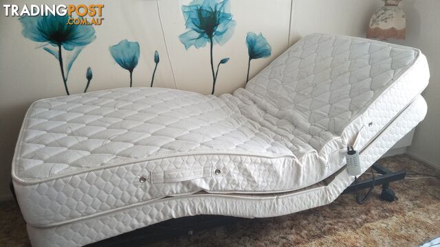 Plega Brand adjustable bed - King Single