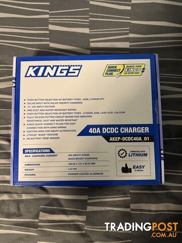 ( SOLD ) Kings 40a dcdc charger New