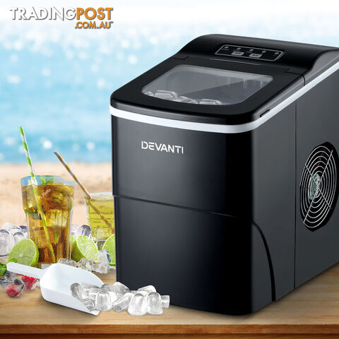 Devanti Portable Ice Maker – Ideal for Home Bars and Parties