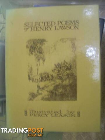 Selected Poems of Henry Lawson Illustrated Percy Leason Boxed