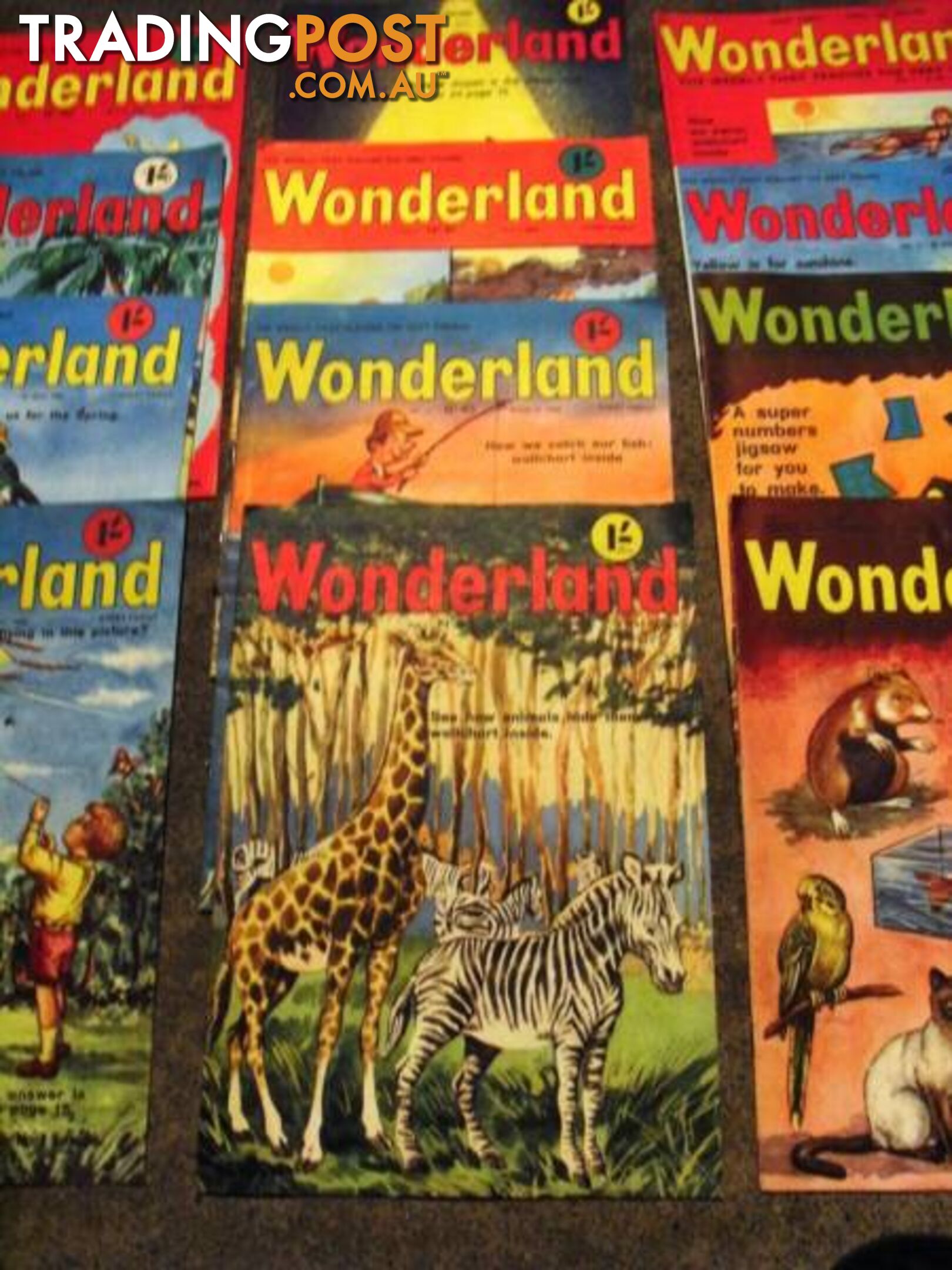 VINTAGE WONDERLAND 1966 X12 ISSUES MINT CONDITION