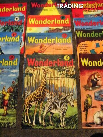 VINTAGE WONDERLAND 1966 X12 ISSUES MINT CONDITION