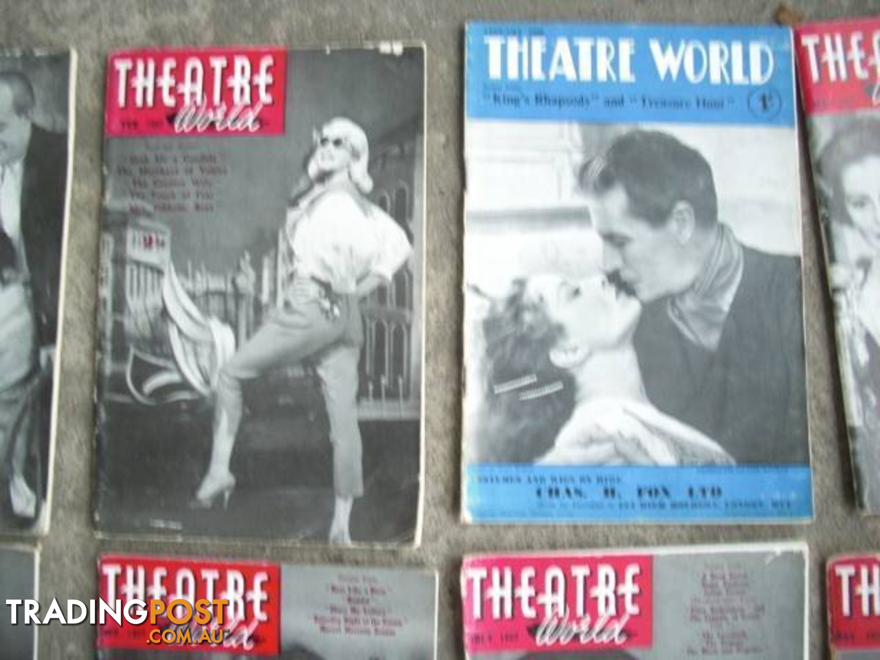 VINTAGE THEATRE WORLD******1950 1960 20 ISSUES GOOD CONDITION