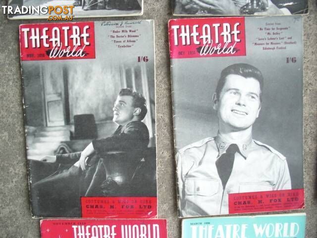 VINTAGE THEATRE WORLD******1950 1960 20 ISSUES GOOD CONDITION