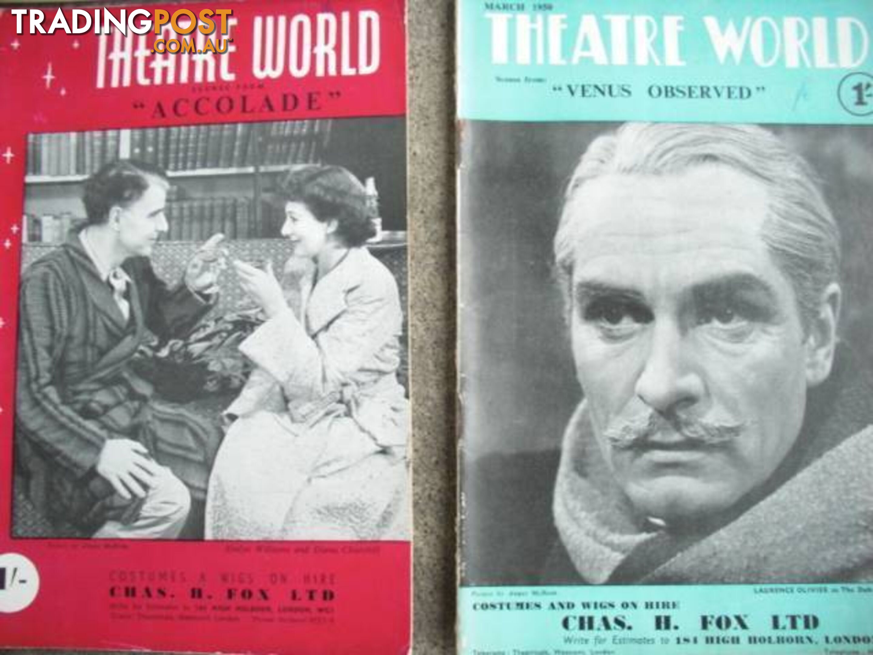 VINTAGE THEATRE WORLD******1950 1960 20 ISSUES GOOD CONDITION