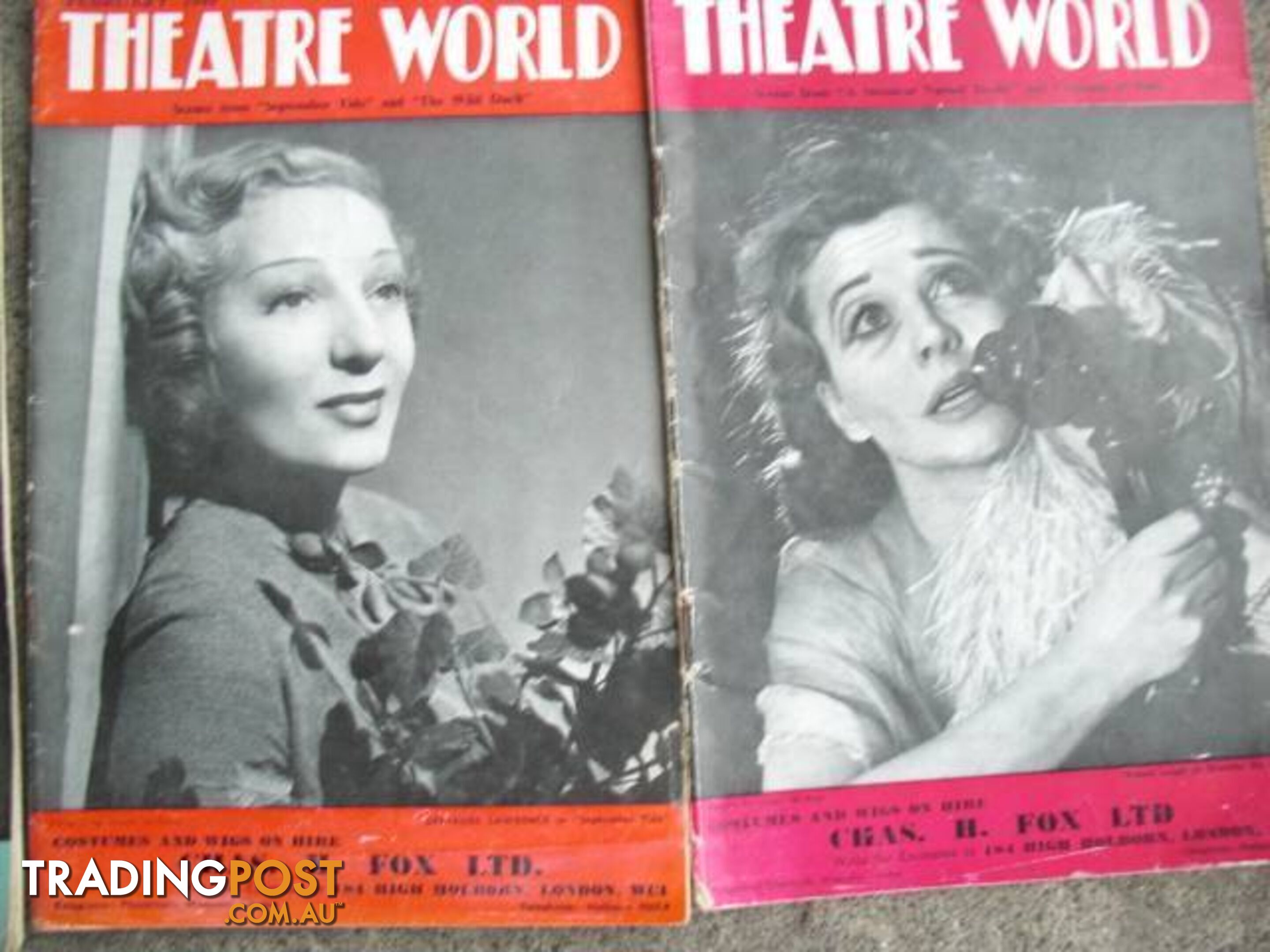 VINTAGE THEATRE WORLD******1950 1960 20 ISSUES GOOD CONDITION