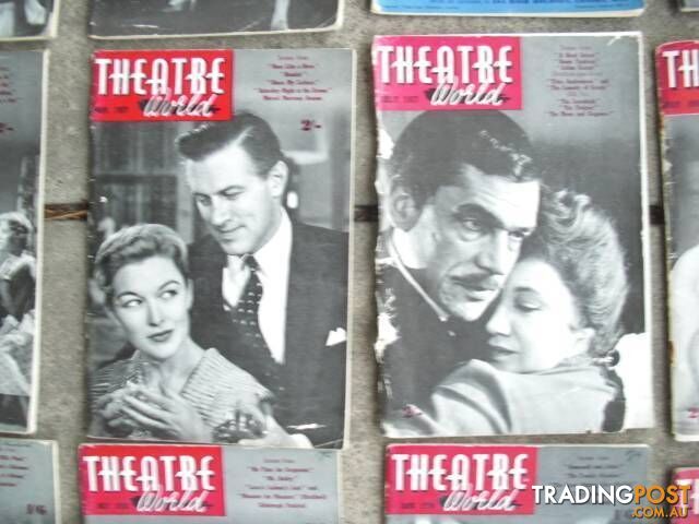 VINTAGE THEATRE WORLD******1950 1960 20 ISSUES GOOD CONDITION