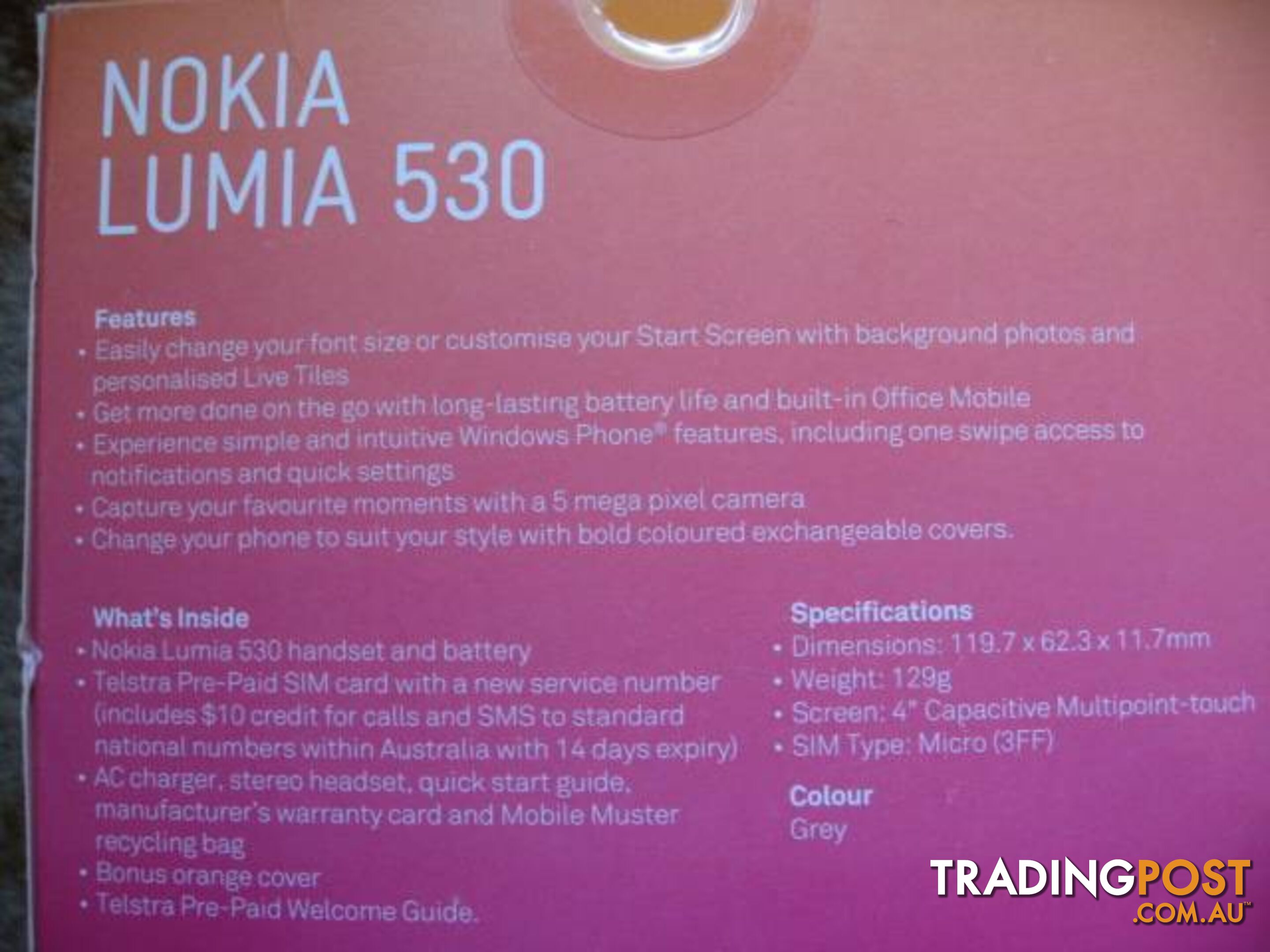 NEW NOKIA LUMIA PHONE WITH $10 SIM CARD