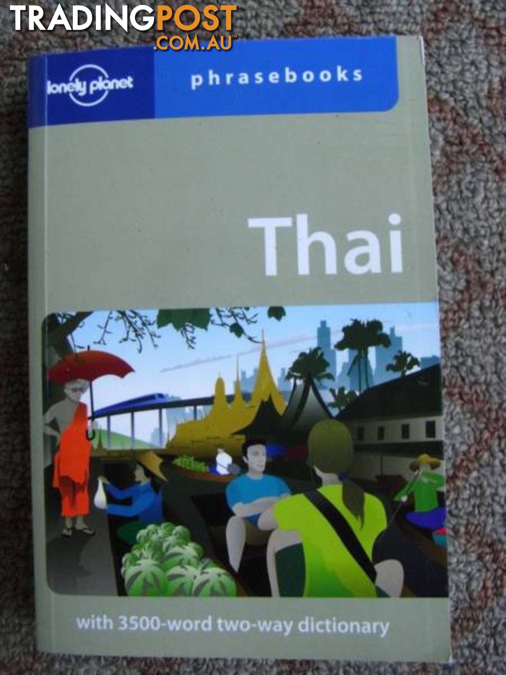 LONELY PLANET TRAVEL GUIDE THAI PHRASE BOOK