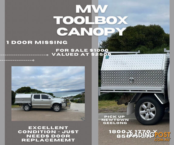 MW Toolbox Canaopy - missing door