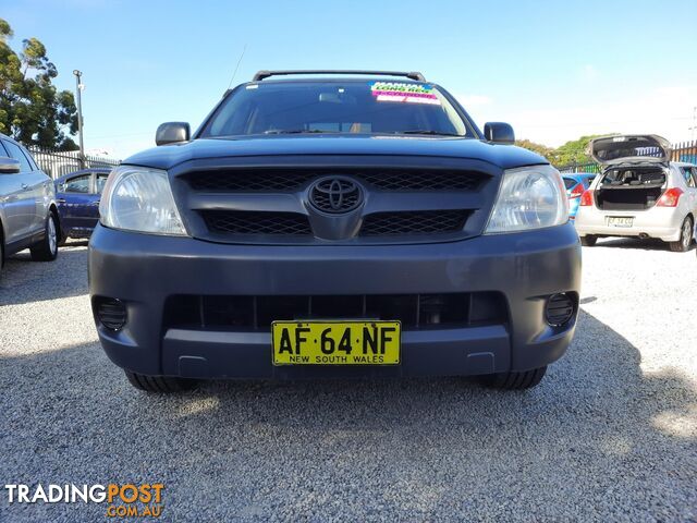 2005 Toyota Hilux TGN16R MY09 Workmate Utility Dual Cab 6st 4dr Man 5sp 1160kg 2.7i  Utility