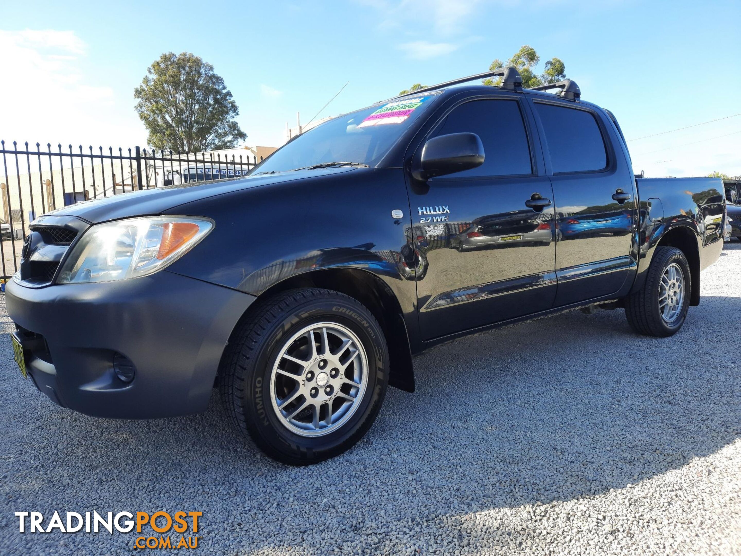 2005 Toyota Hilux TGN16R MY09 Workmate Utility Dual Cab 6st 4dr Man 5sp 1160kg 2.7i  Utility