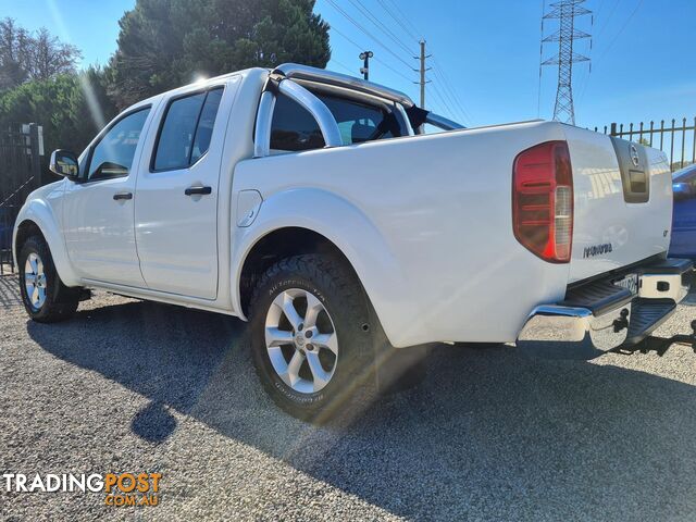 2012 Nissan Navara D40 ST Utility Dual Cab 4dr Man 6sp 4x4 2.5DT  Utility