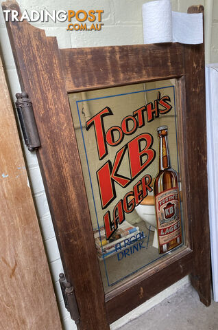 Wanted: TOOTHS KB LAGER MIRRORS AND SIGNS