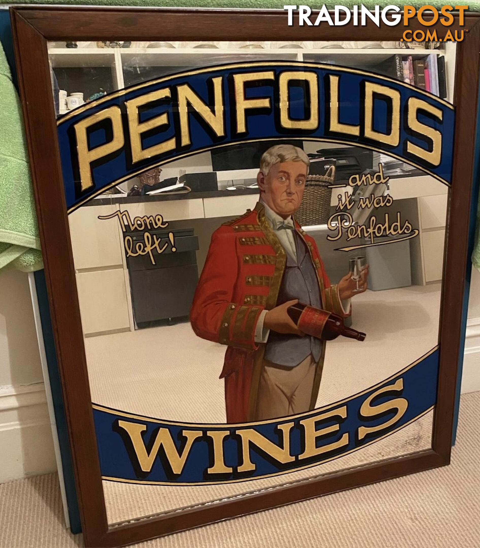 Wanted: PENFOLDS, McWILLIAMS &amp; HARDYS WINE MIRRORS WANTED