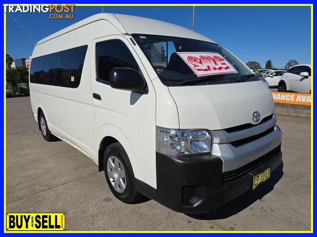 2018 TOYOTA HIACE COMMUTER TRH223R BUS