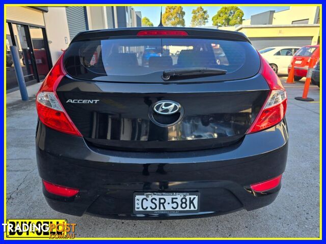 2014 HYUNDAI ACCENT ACTIVE RB2MY15 HATCHBACK